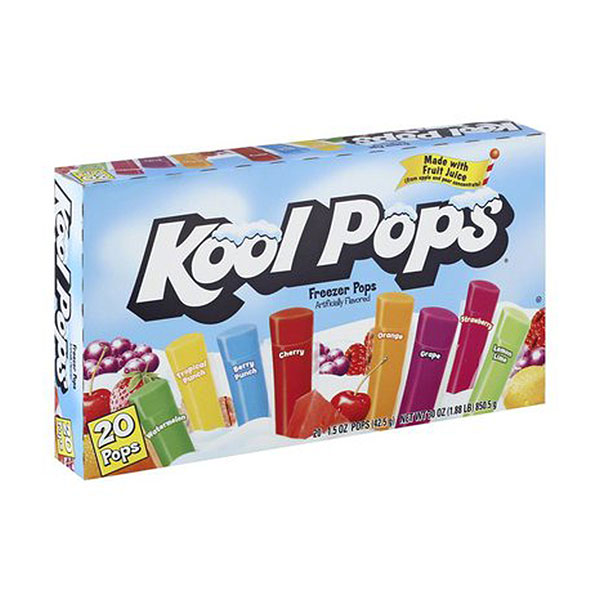 Kool Pops Freezer Bars Assorted 20ct House Of Candy