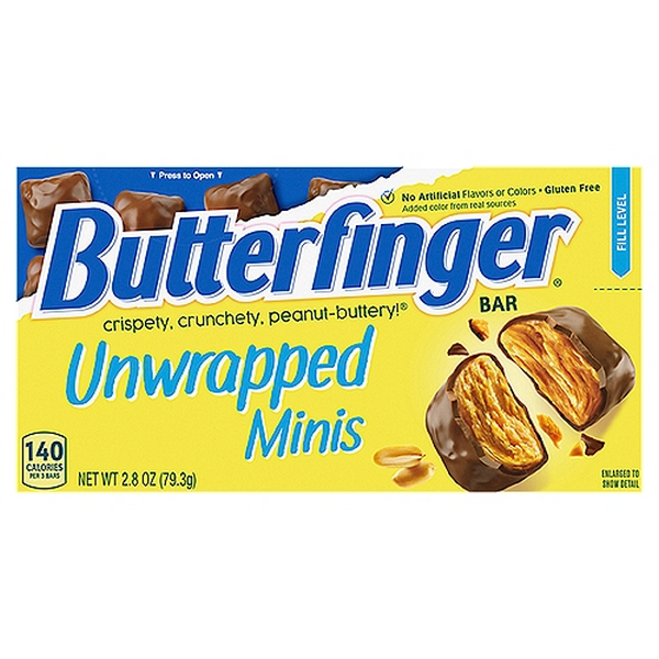 Butterfinger Bites Unwrapped Theatre Box 79g 1