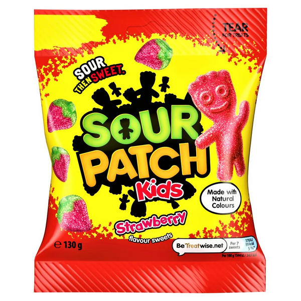 Sour Patch Kids Strawberry Peg Bag 130g